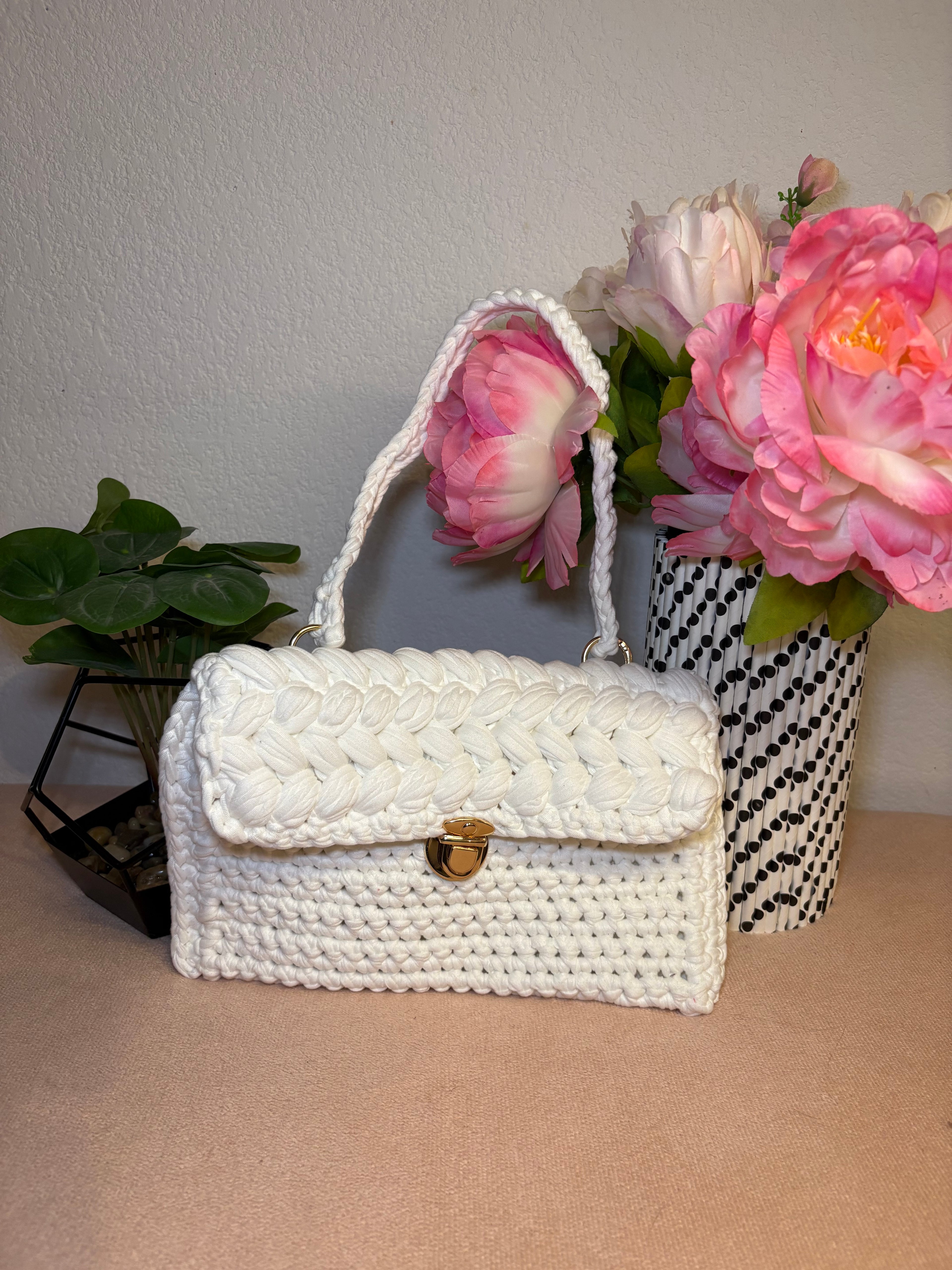 Pochette Chaelya blanche