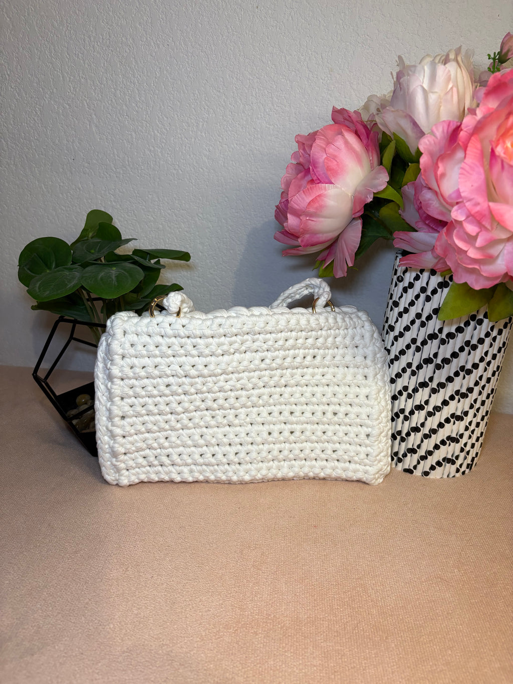 Pochette Chaelya blanche