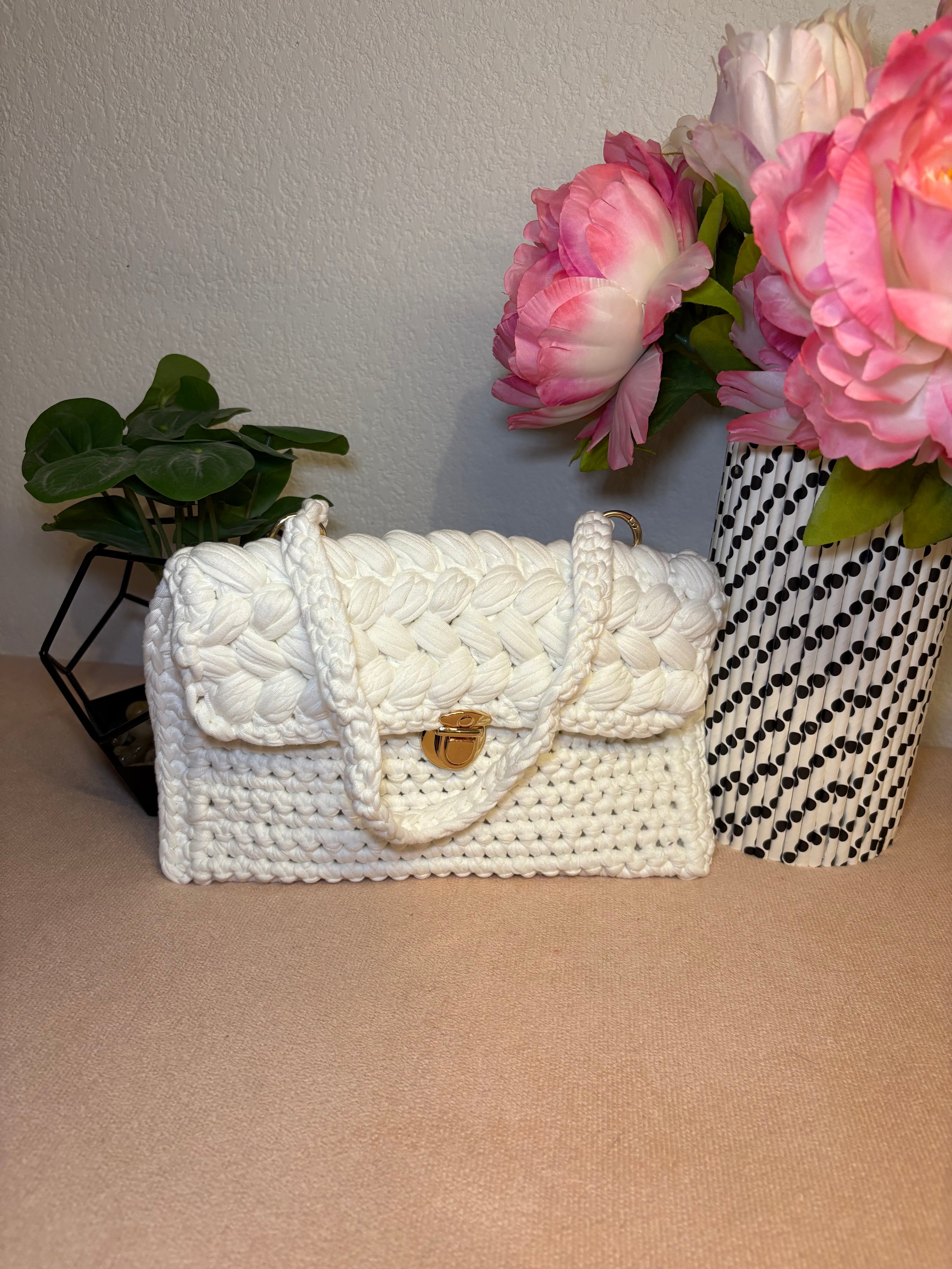 Pochette Chaelya blanche