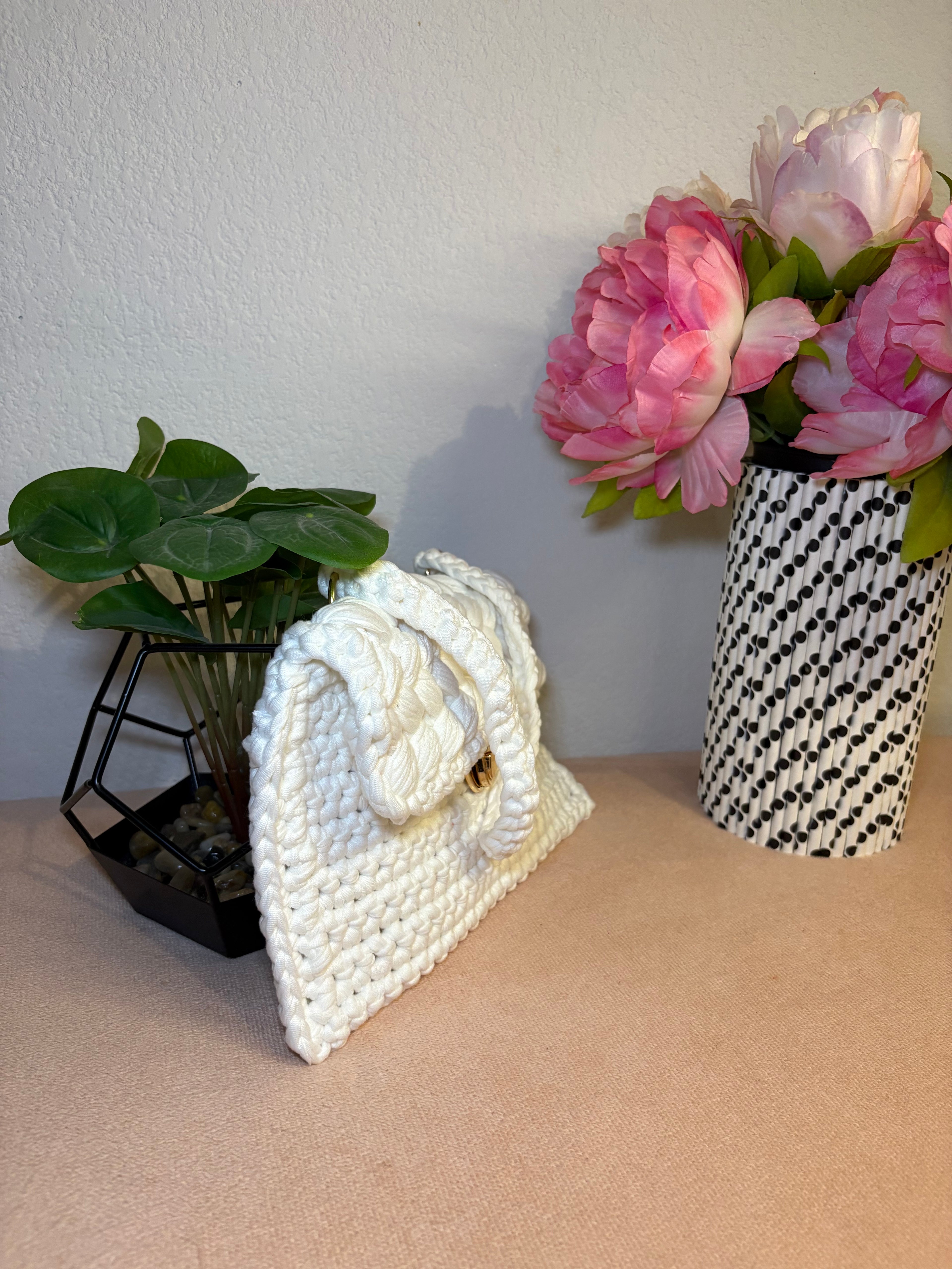 Pochette Chaelya blanche