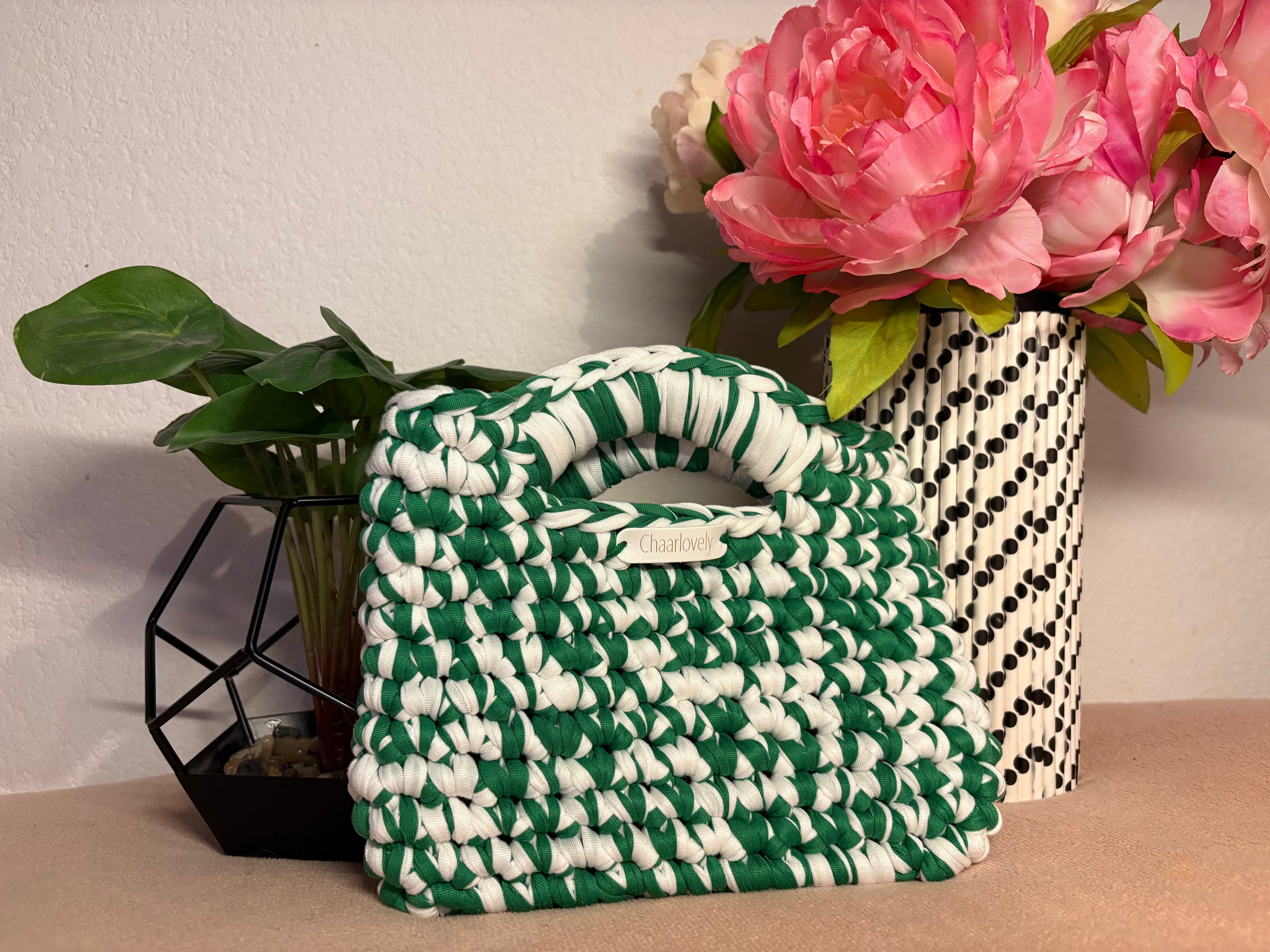 Sac Chalyna vert et blanc