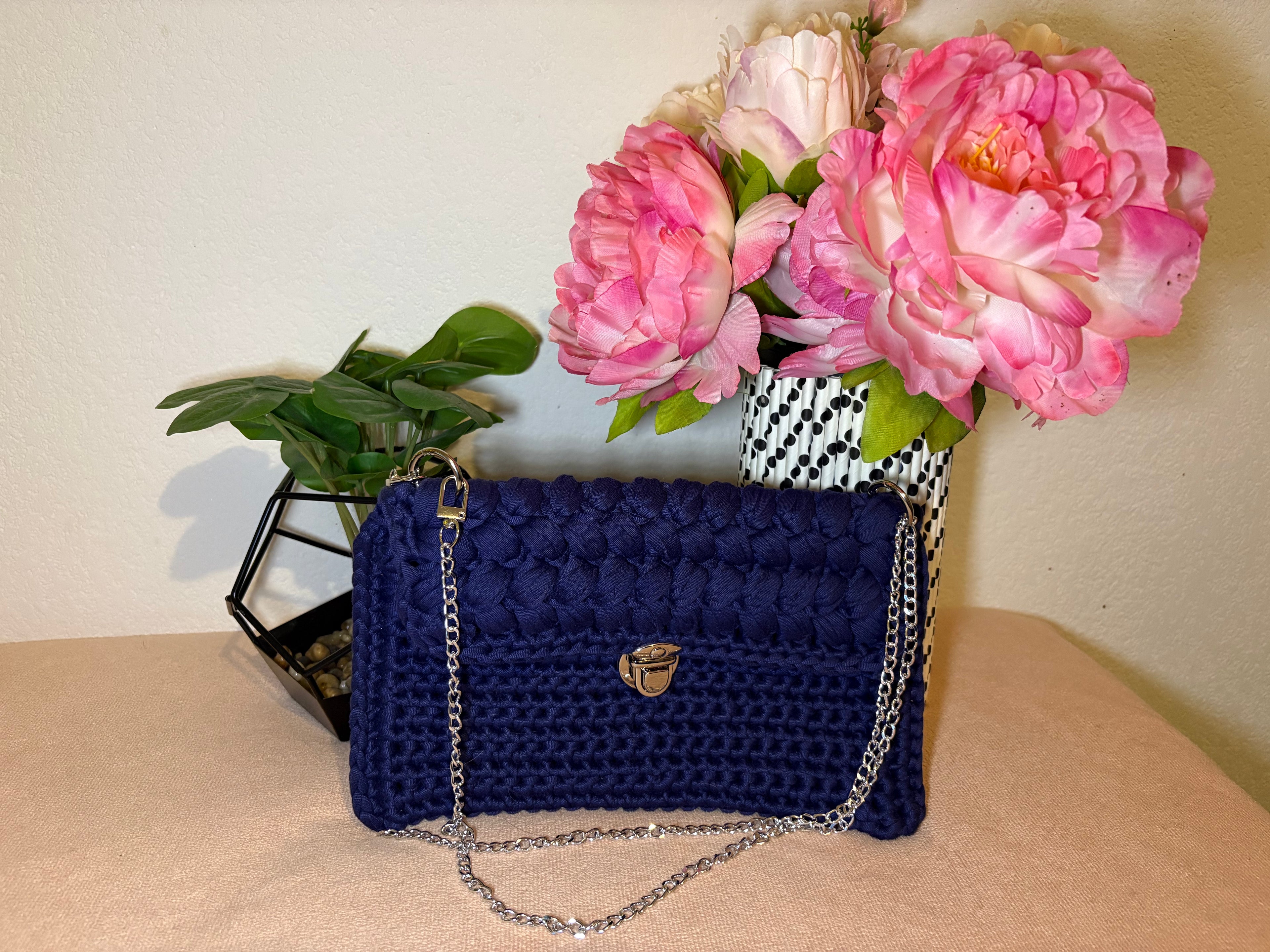 Pochette Chaelya bleu